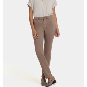 nydj Marilyn straight jeans new color elmwood 12p